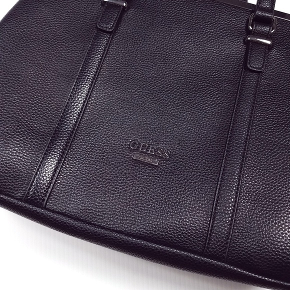 Guess Large Shoulder Bag Pebbled Faux Leather - Picture 3 of 8